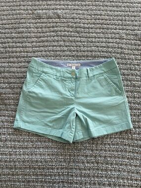 Southern Tide Women’s Mint Green Cotton Shorts 5” Inseam